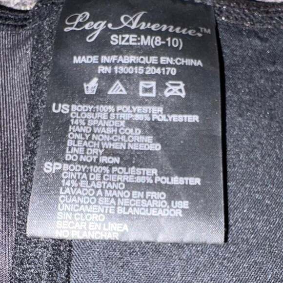 Leg Avenue Sexy Gladiator Warrior Costume Bustier Corset - Brown/Gold - Medium - Picture 6 of 6